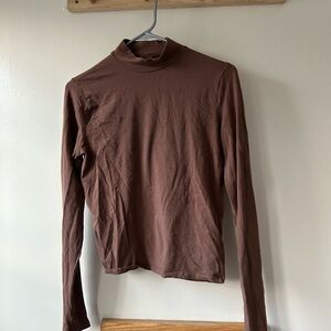 Hollister Chocolate Brown Turtleneck